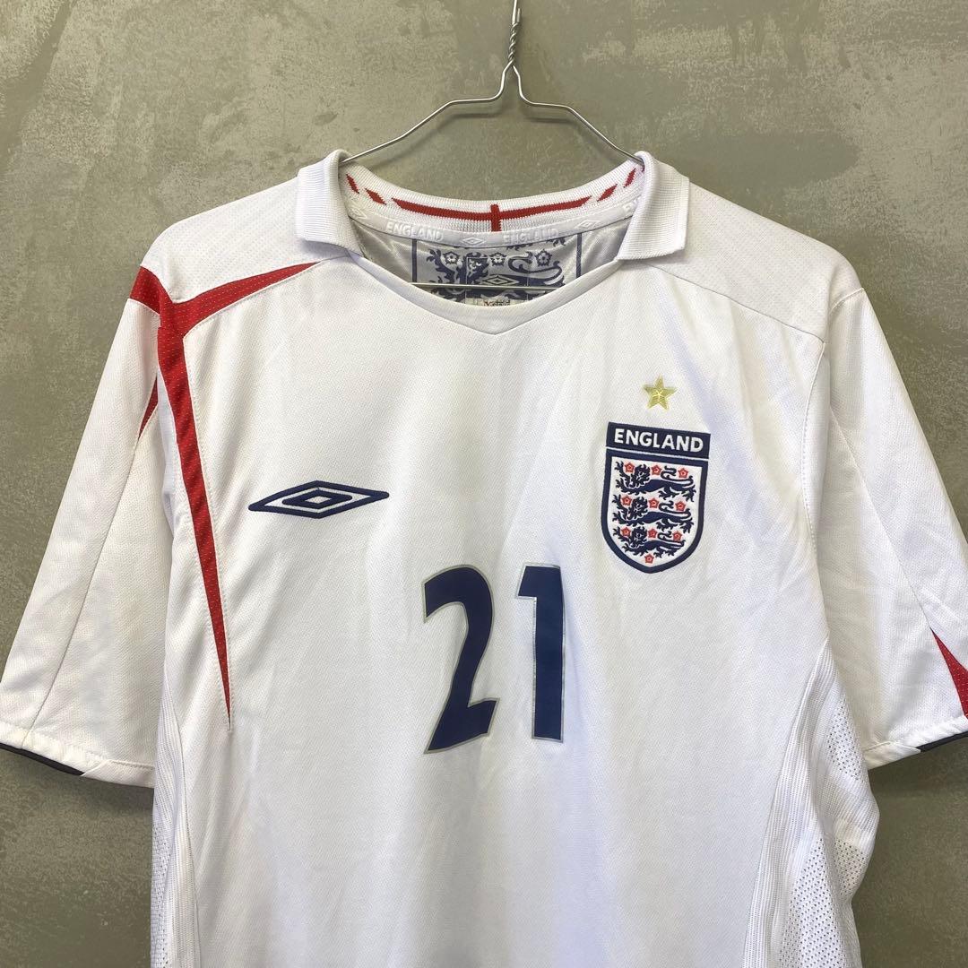 UMBRO イングランド代表 ユニフォーム ゲームシャツ 05-07 クラウチ