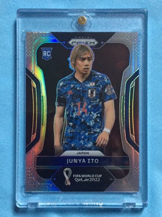 2022 カタールW杯カード 伊東純也 RC シルバープリズム キラカード