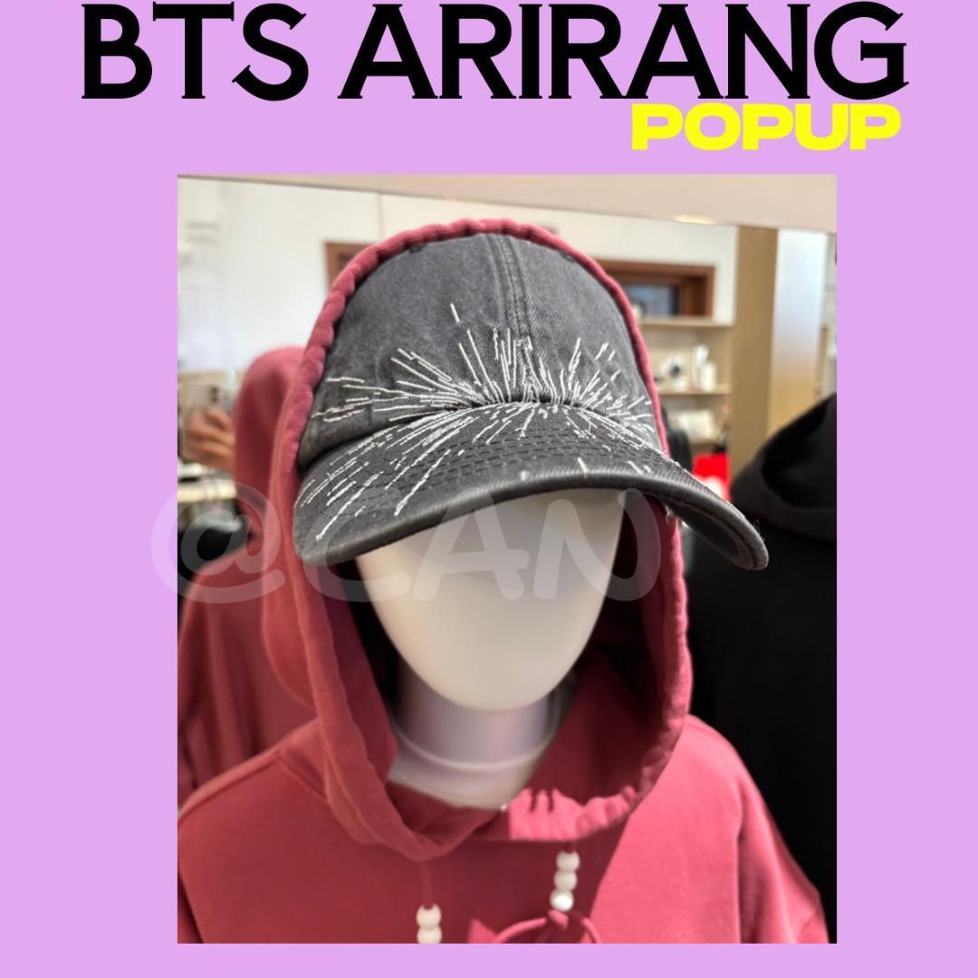 BTS バンタン　POPUP BALL CAP 帽子　黒　B081