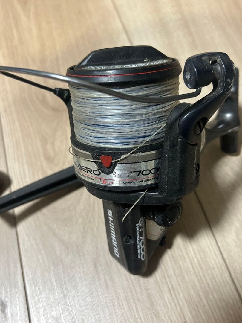 SHIMANOとDaiwaのリールセット5台
