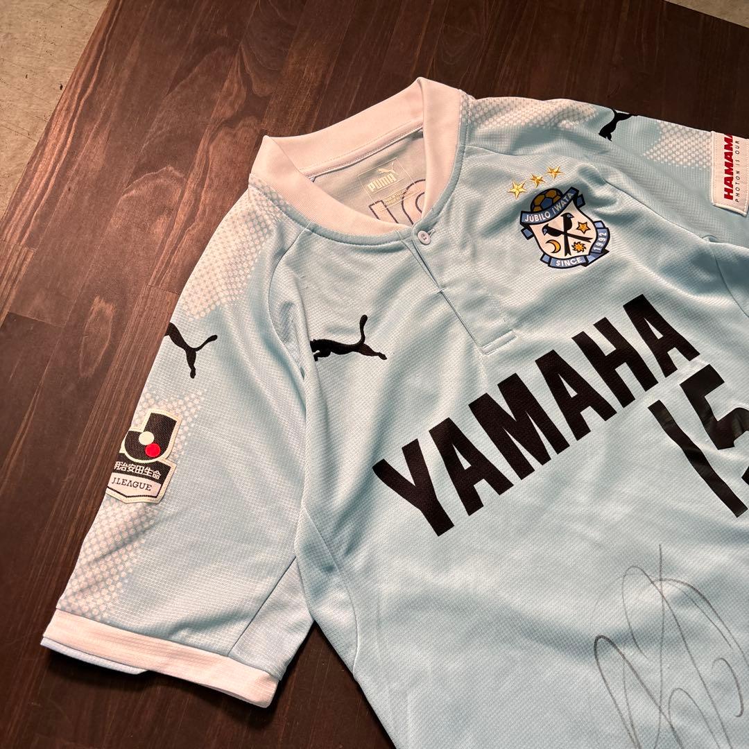 ★8SM2 PUMA ゲームシャツ　JUBILO IWATA アダイウトン　古着