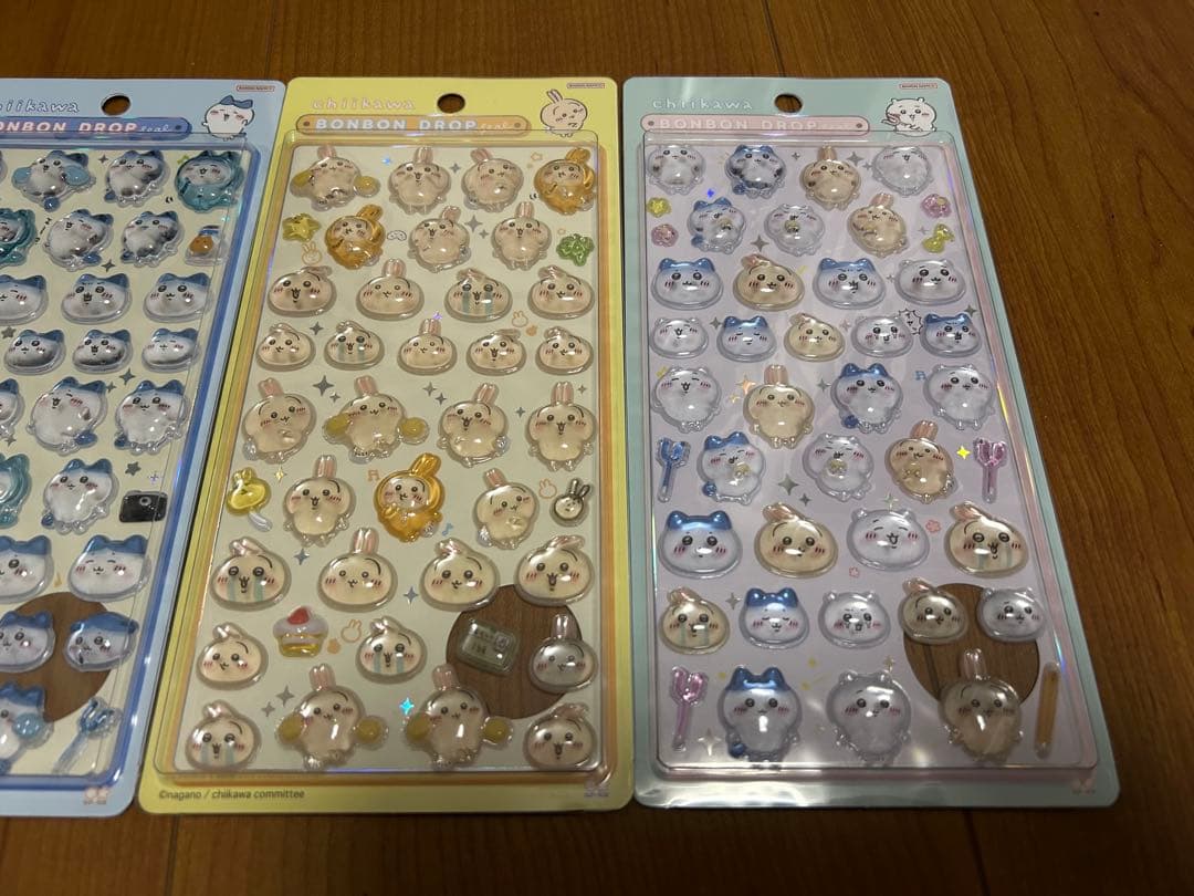 ちいかわ ボンボンドロップシール ちいかわ ハチワレ うさぎ 第一弾