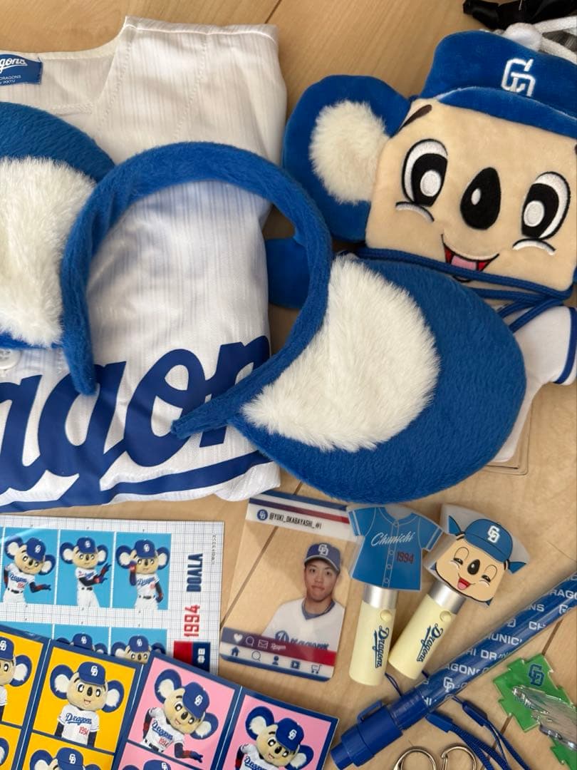 中日ドラゴンズ 応援グッズ タオル ユニフォーム ガチャガチャ まとめ売り