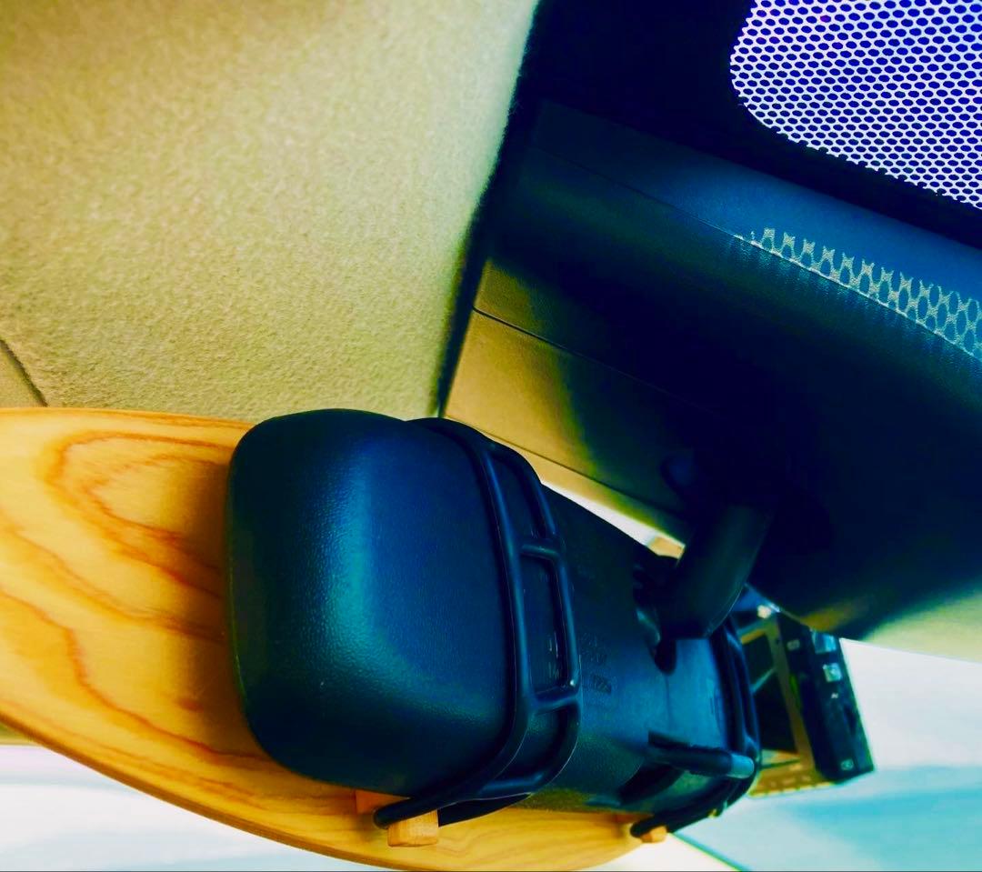 限定　夏バージョン　アート版　サーフボード型ルームミラー　ハンドメイド