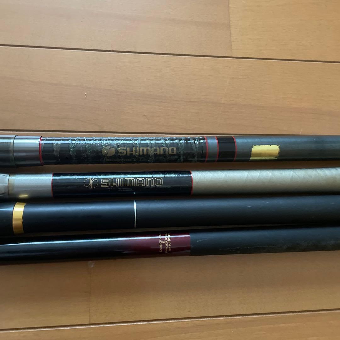 磯竿 4本セット カーボン製　シマノ　その他 SHIMANO
