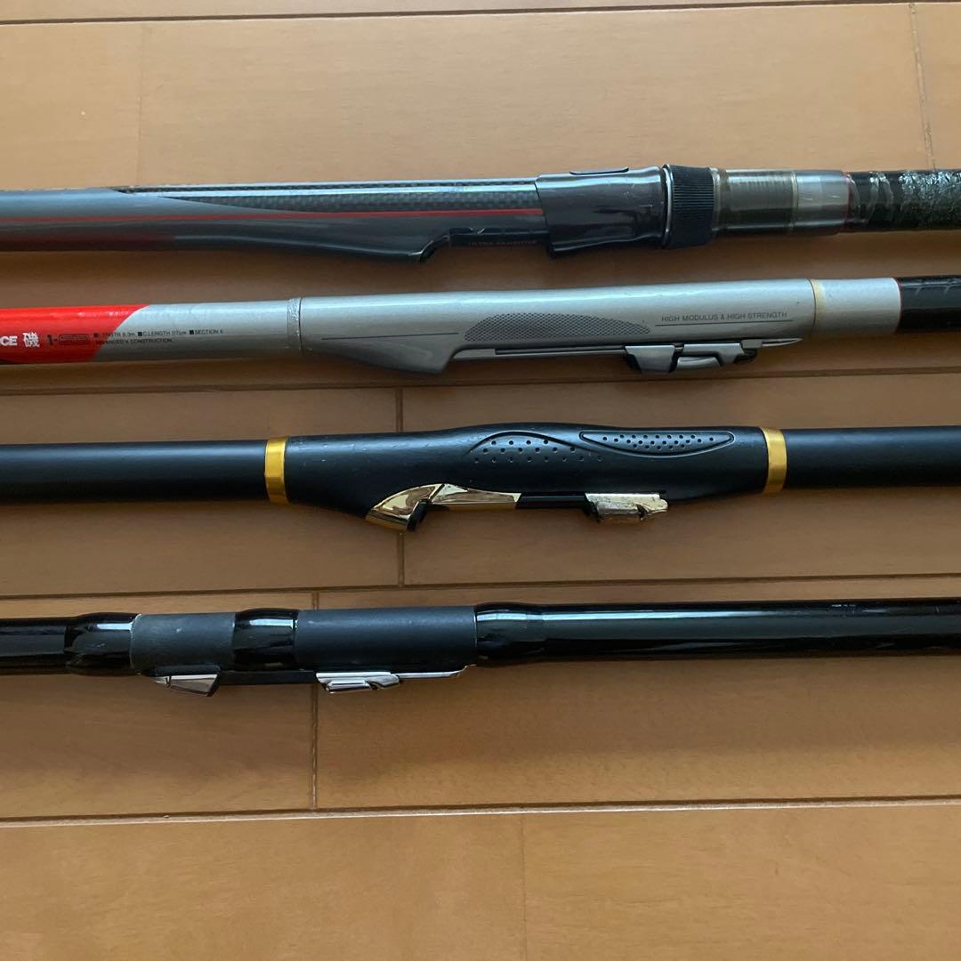 磯竿 4本セット カーボン製　シマノ　その他 SHIMANO