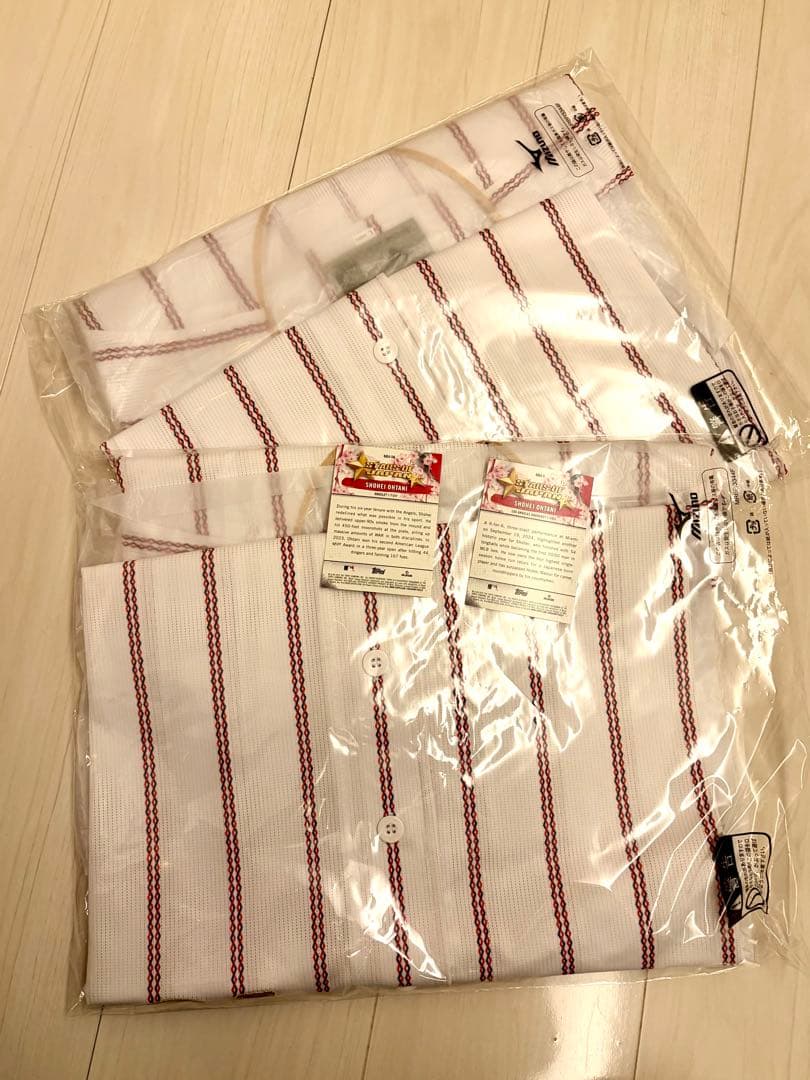 2着セット【toopsカード付】WBC 侍ジャパン 大谷翔平 ユニホームＬサイズ