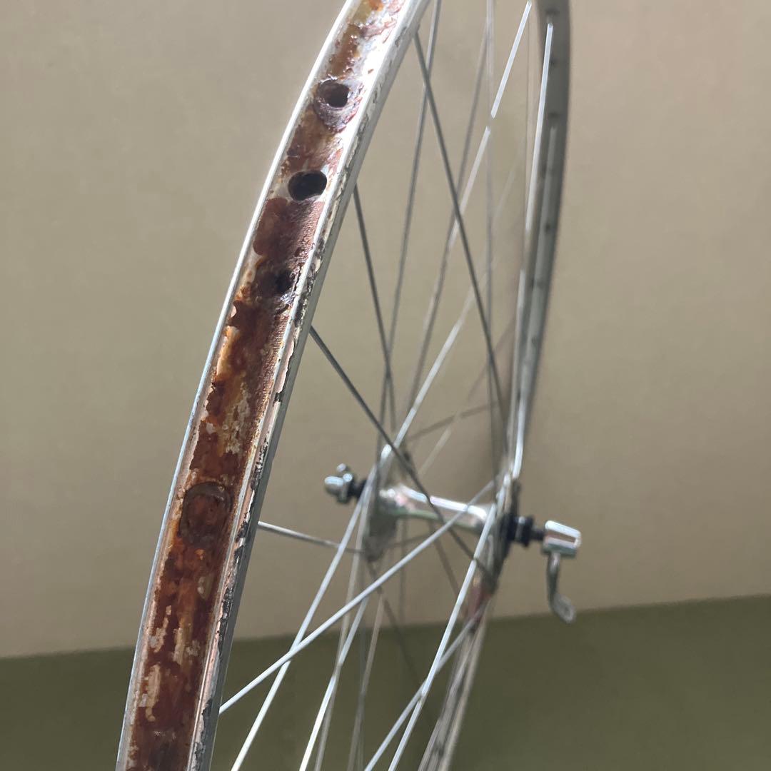 競輪ピスト練習用車輪(前輪)