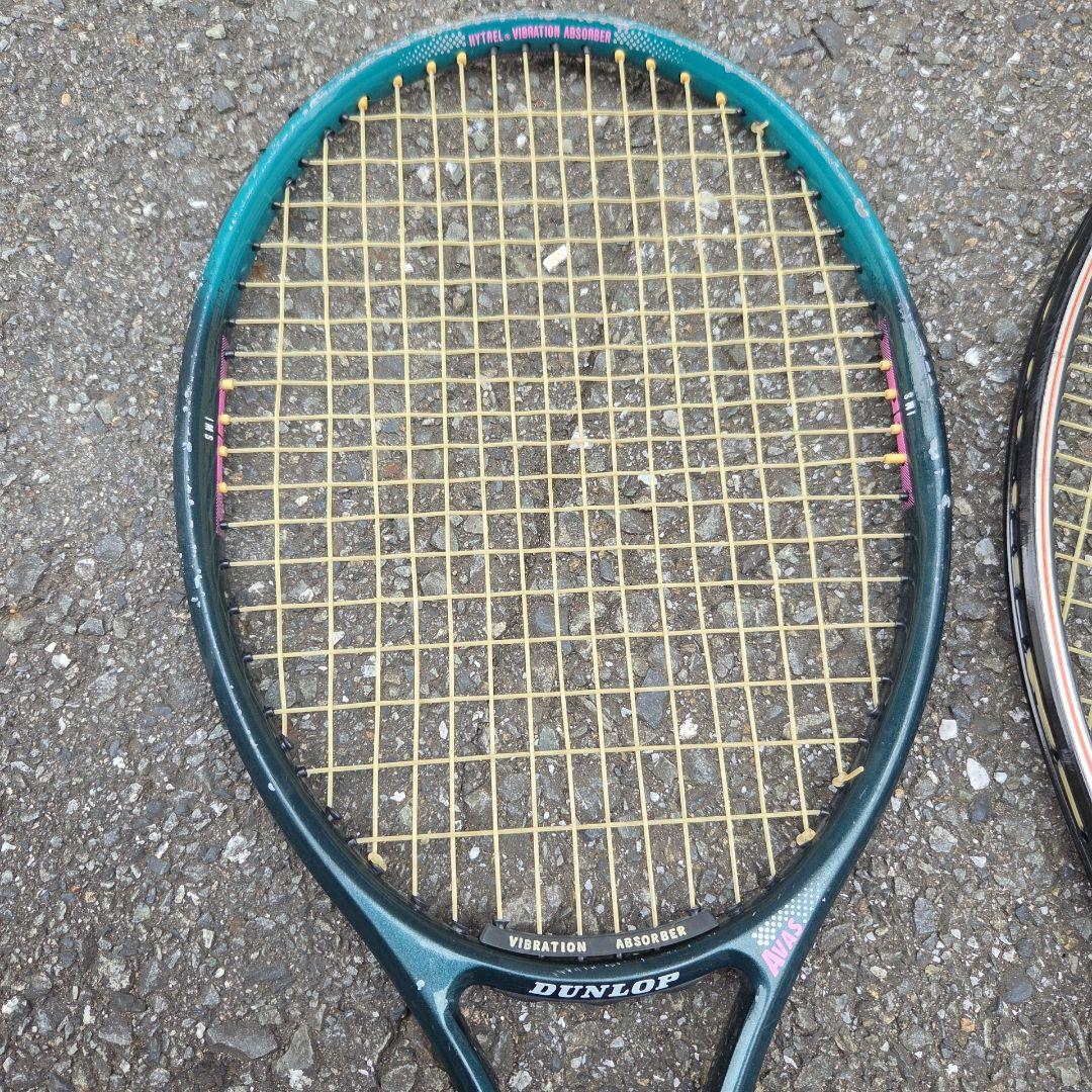DUNLOP Vibration Absorber テニスラケット ケース付3本