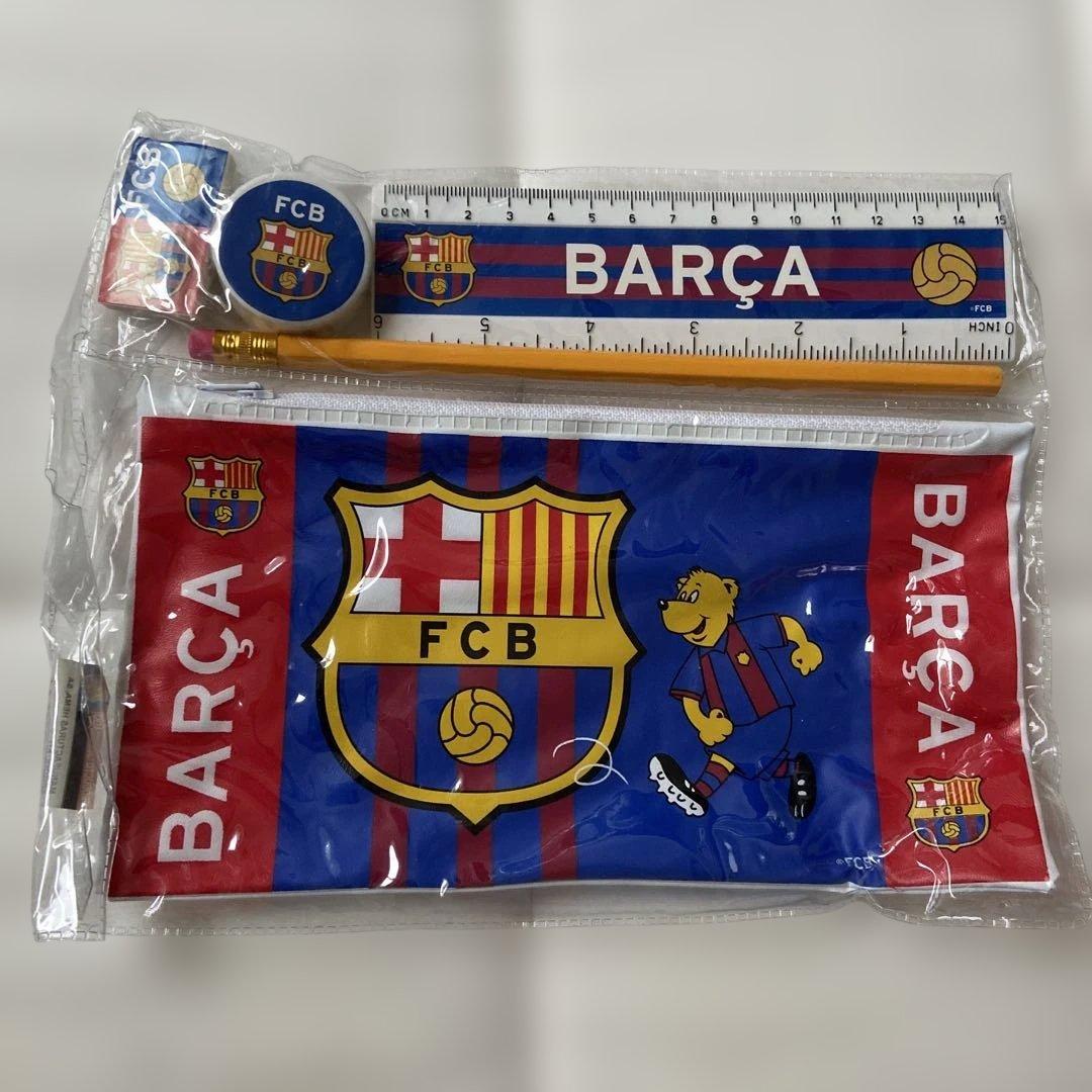 レアグッズ　FCバルセロナ文房具セット 6個まとめて