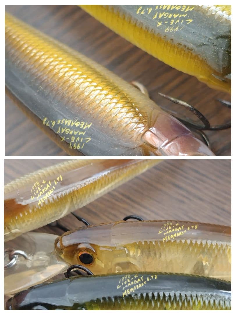 Megabass Live-X MARGY １０個　中古品