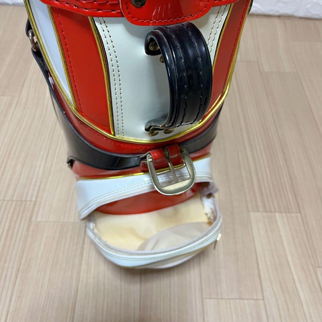希少 レトロ キャディバッグ型 ゴミ箱 傘立て アンティーク雑貨 ディスプレイ
