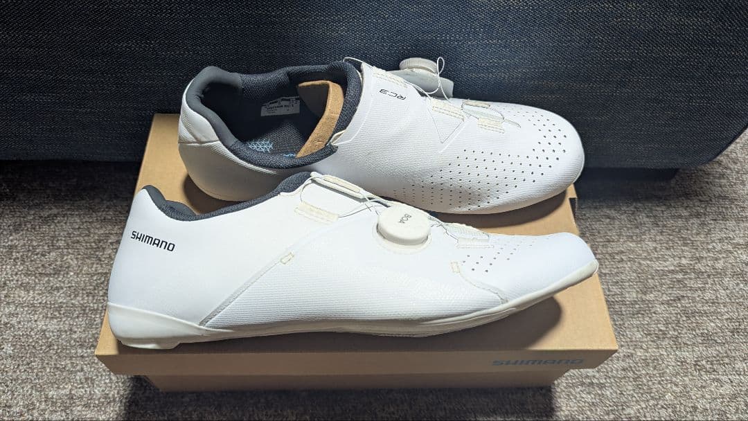 SHIMANO RC7 ビンディングシューズ ホワイト 43