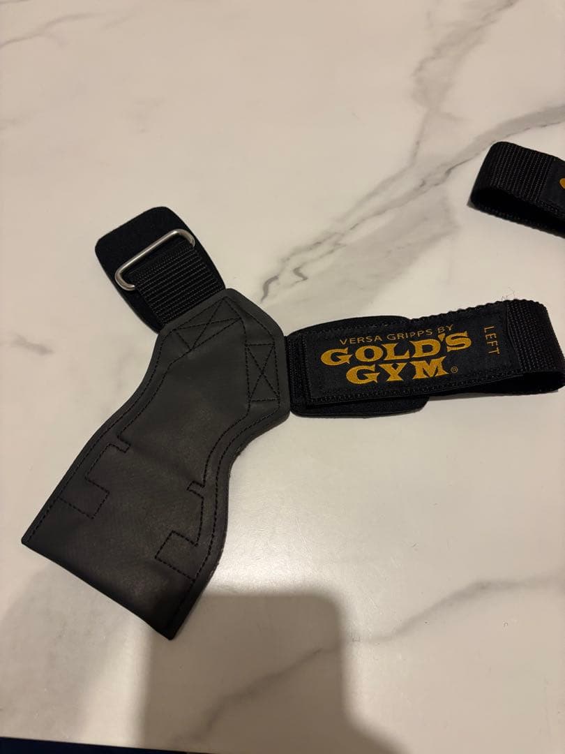 バーサグリップ　GOLD'S GYM パワーグリップ ブラック Lサイズ