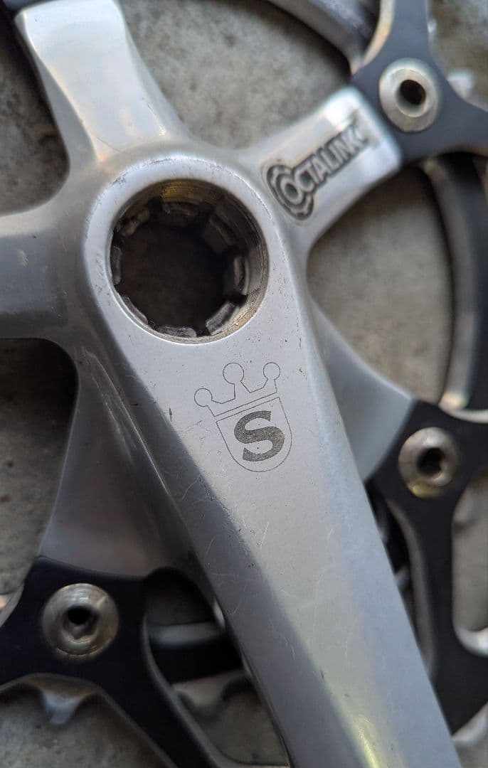 軽量 レア Sugino スギノ コスペア 50/36 コンパクト110pcd