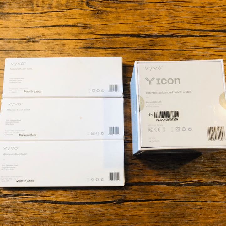 vyvoスマートウォッチicon & ベルト3種類　セット販売！