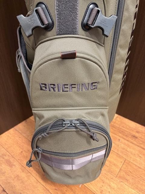 新品 ブリーフィング BRG231D07 CR-4 キャディバッグ カーキ