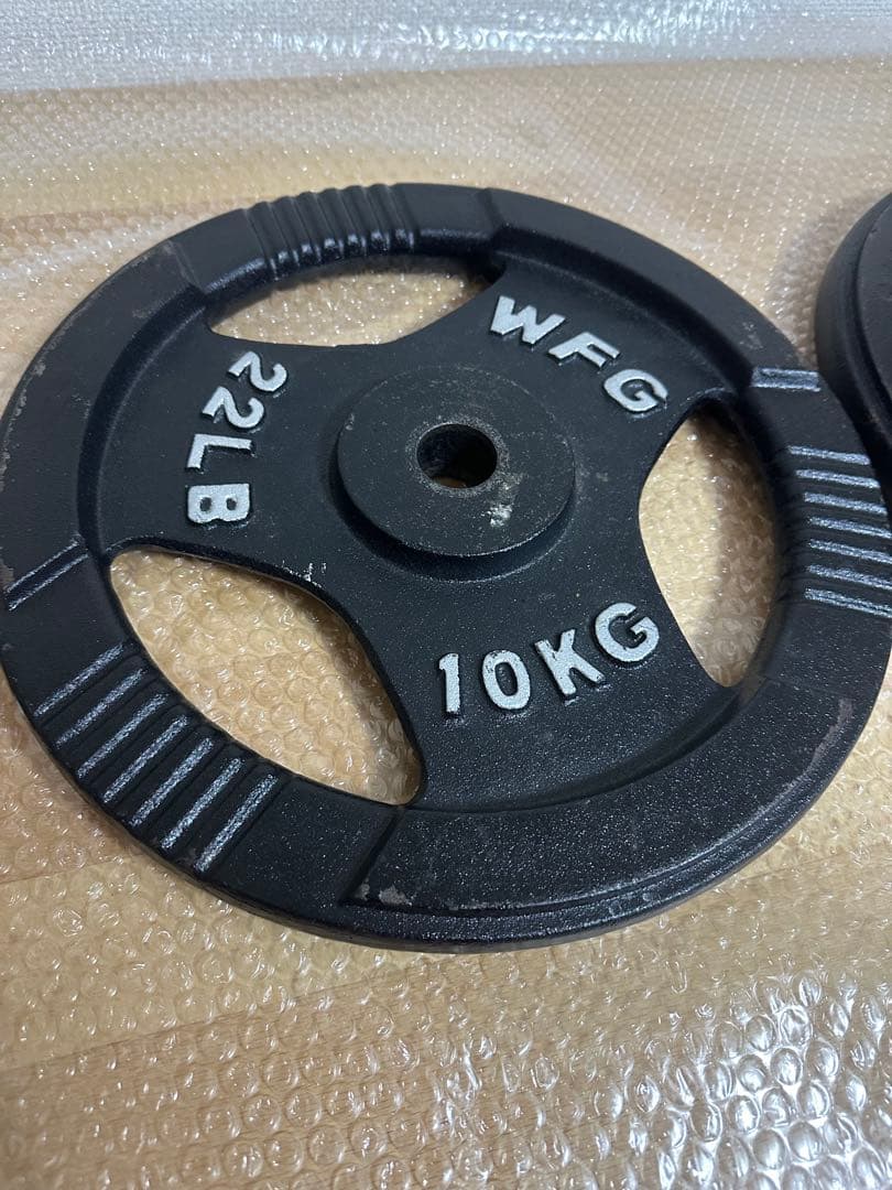 早い者勝ち WFG ワイルドフィット アイアンプレート 穴径10kg 2枚組