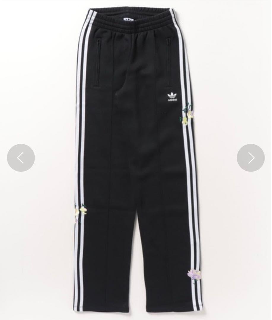 adidas アディダス フラワー刺しゅう入りパンツ サイズM
