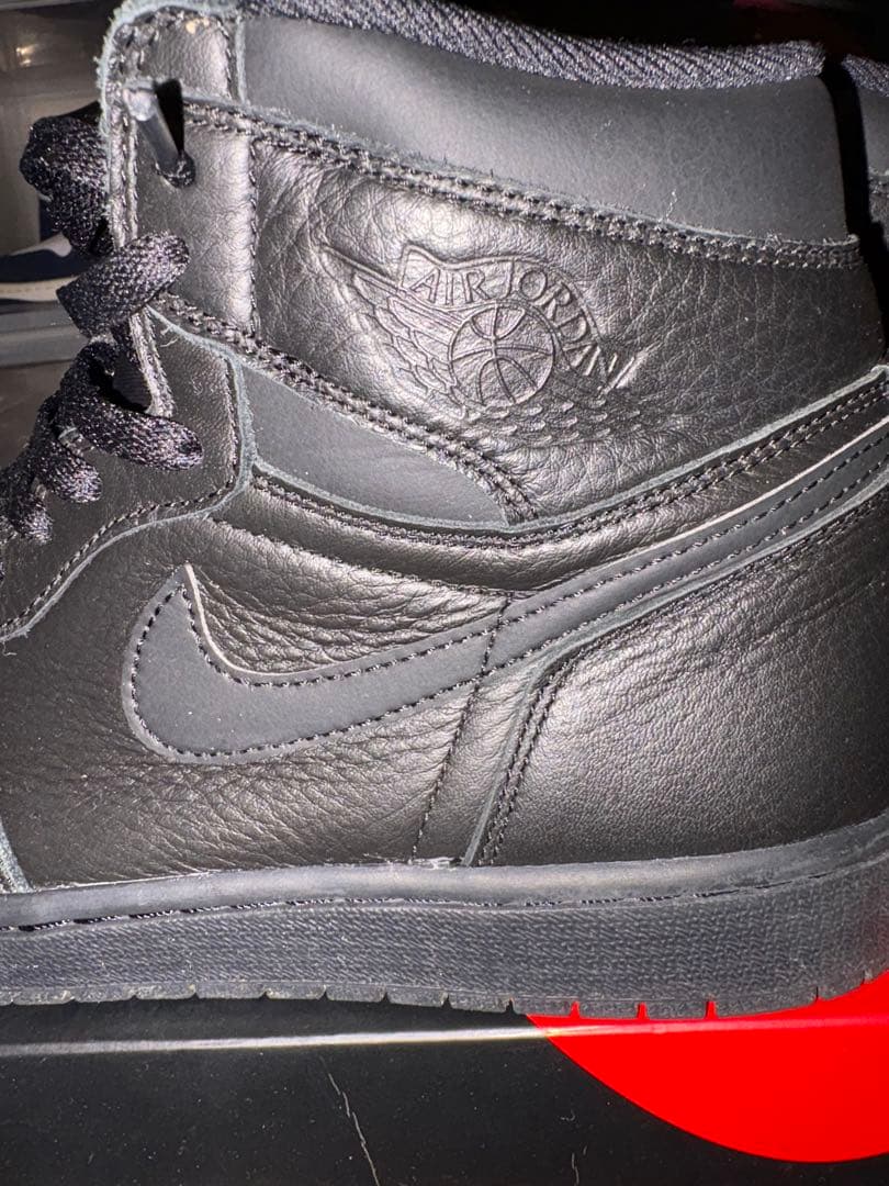 Nike Air Jordan 1 トリプルブラック 27.5 supreme