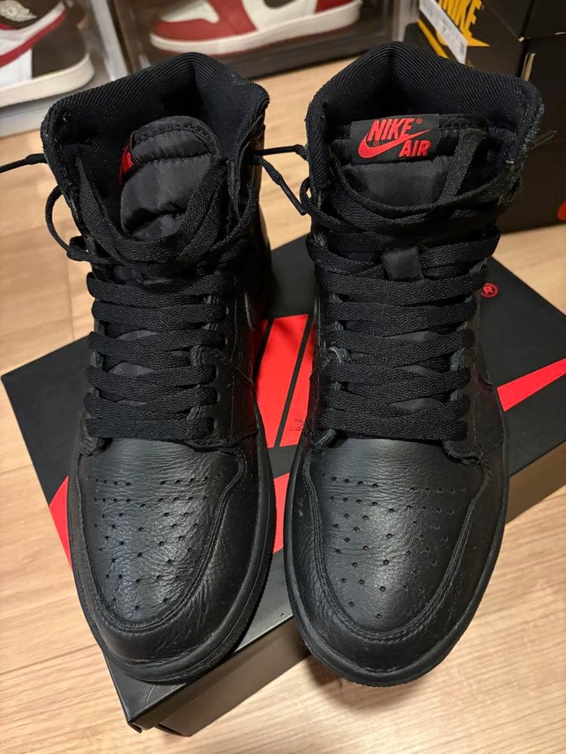 Nike Air Jordan 1 トリプルブラック 27.5 supreme