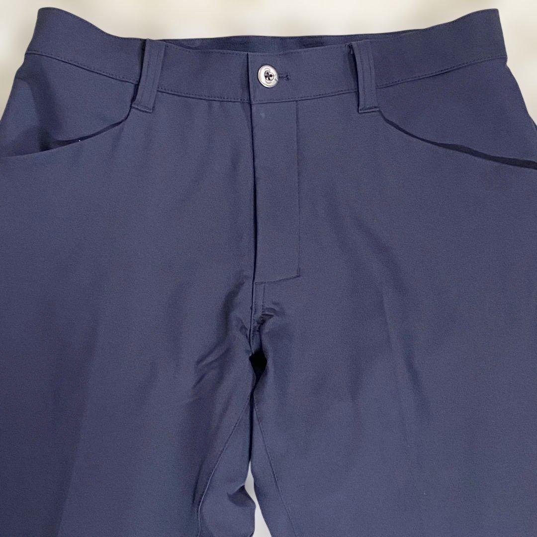 and per se アンパスィ　ゴルフパンツ　M ストレッチ　スラックス　紺