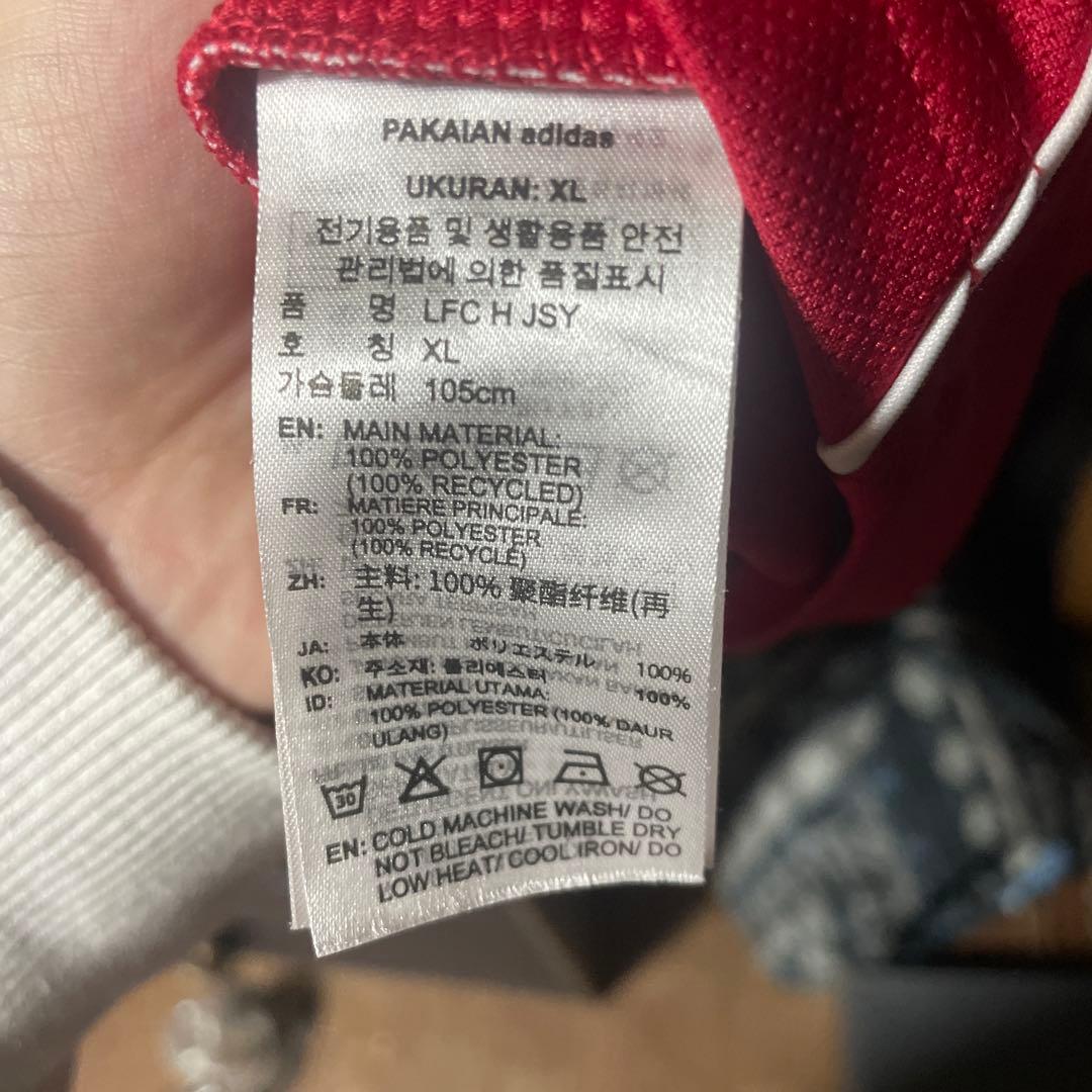 国内正規品　Liverpool adidas リバプール　リヴァプール　半袖