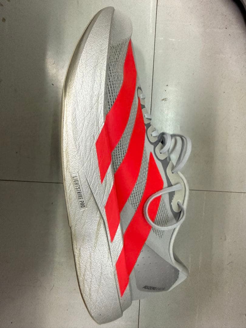 adizero Evo SL M シルバー/レッド28.0cm
