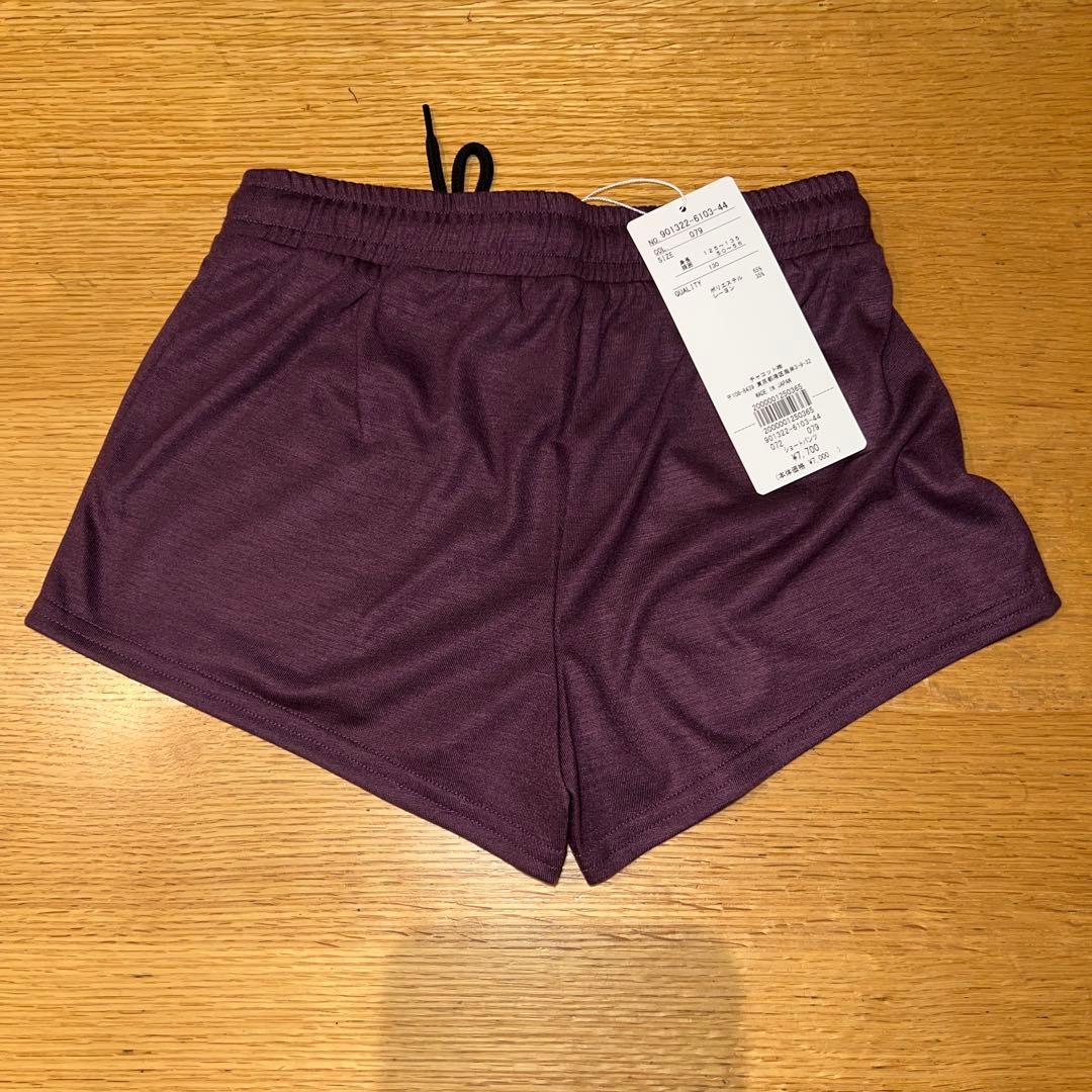 チャコット ショートパンツ バレエ 130Ｊジュニア　ブラックベリー