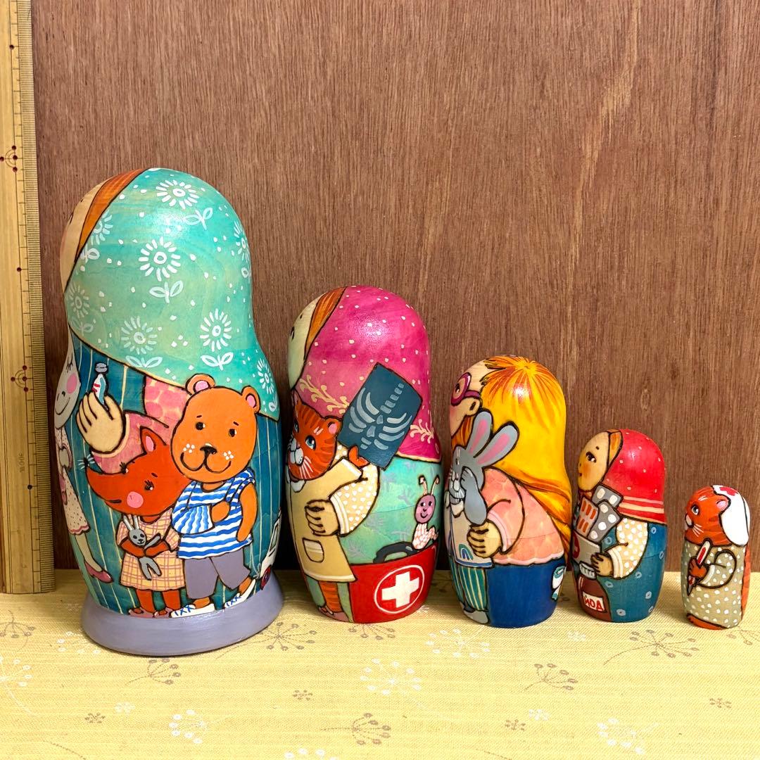 マトリョーシカ　オリジナル　タチアナ・ドゥビニッチ　ロシア雑貨