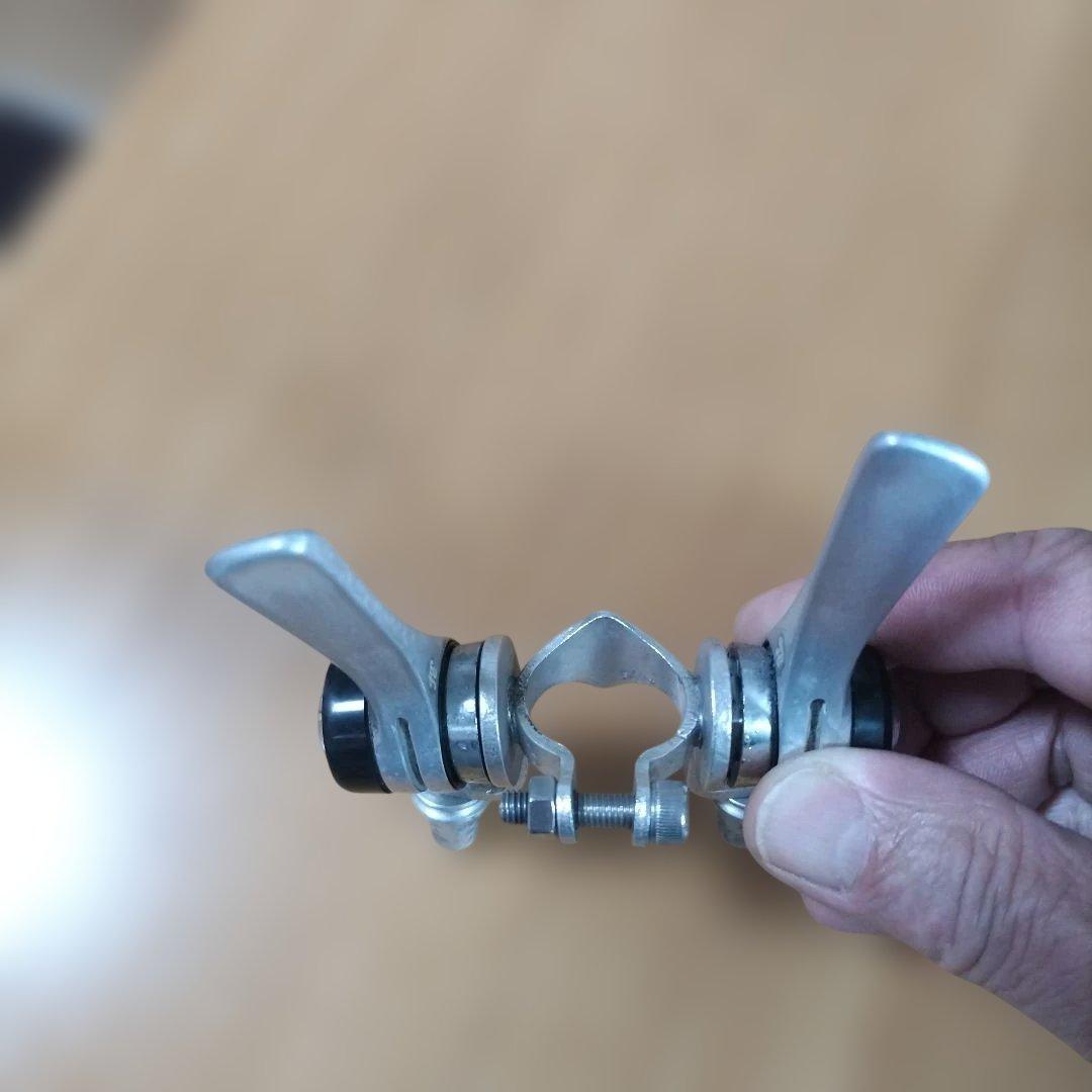 Shimano 2/3×8sダブルレバー シフトーレバーステム取り付け