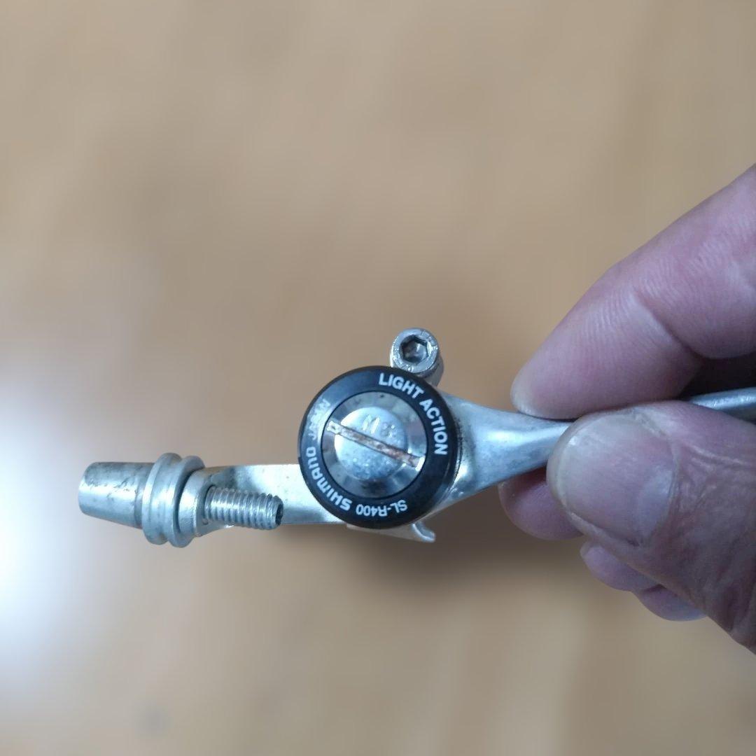 Shimano 2/3×8sダブルレバー シフトーレバーステム取り付け