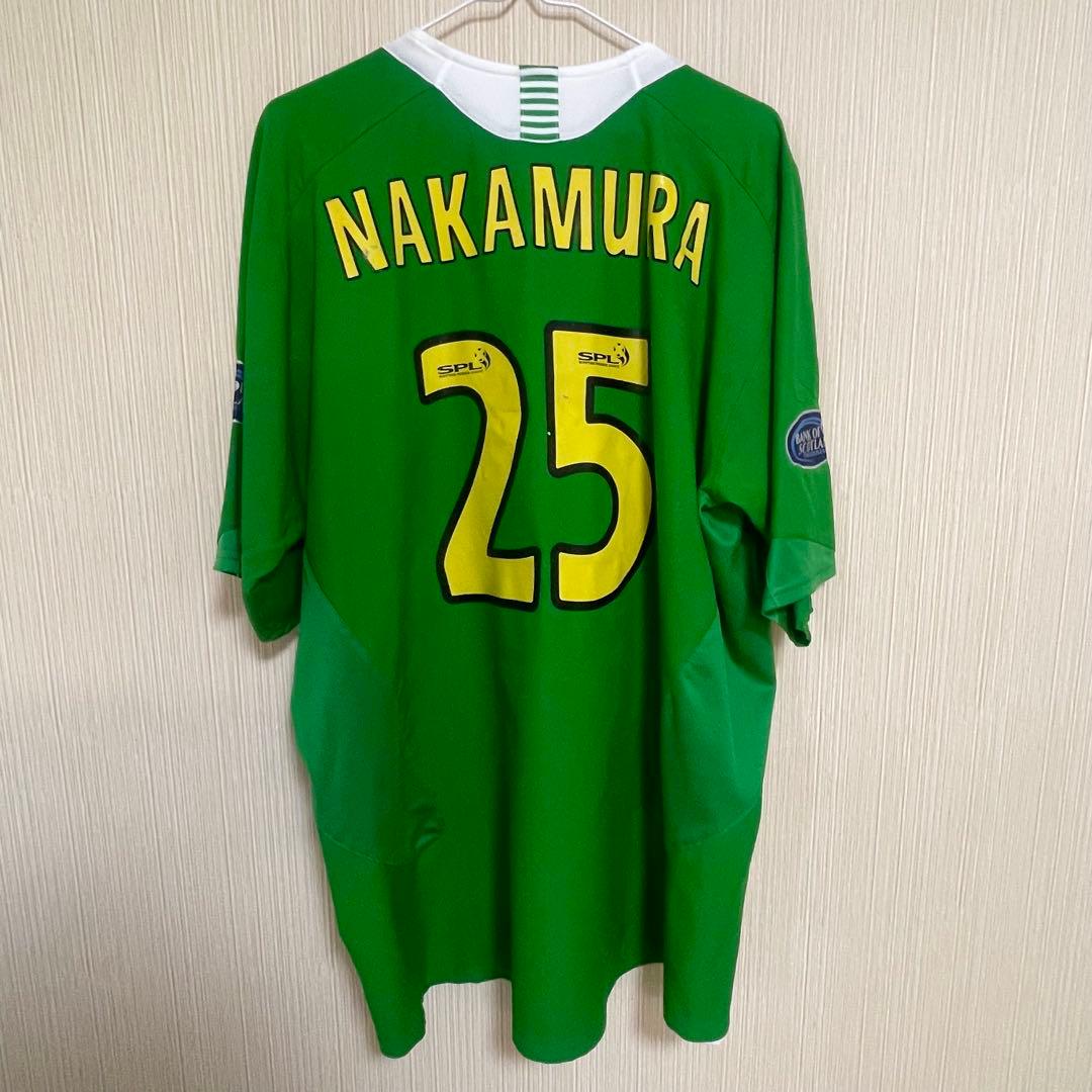 中村俊輔　セルティック　05/06 away ユニフォーム　XL タグパッチ付