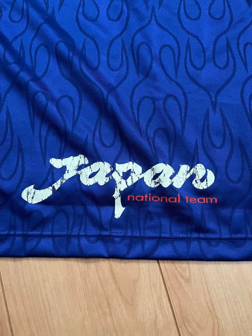 アシックス 日本代表 ユニフォーム フランスW杯 炎モデル 三浦知良 カズ 11