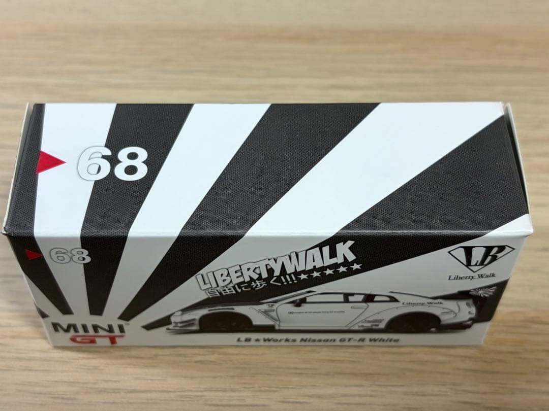MINIGT LB works リバティウォーク　日産　GTR White 68
