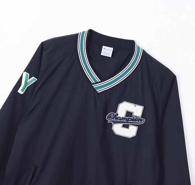 【XL】定価17380円 チャンピオンゴルフ 裏起毛メッシュVネックジャケット紺