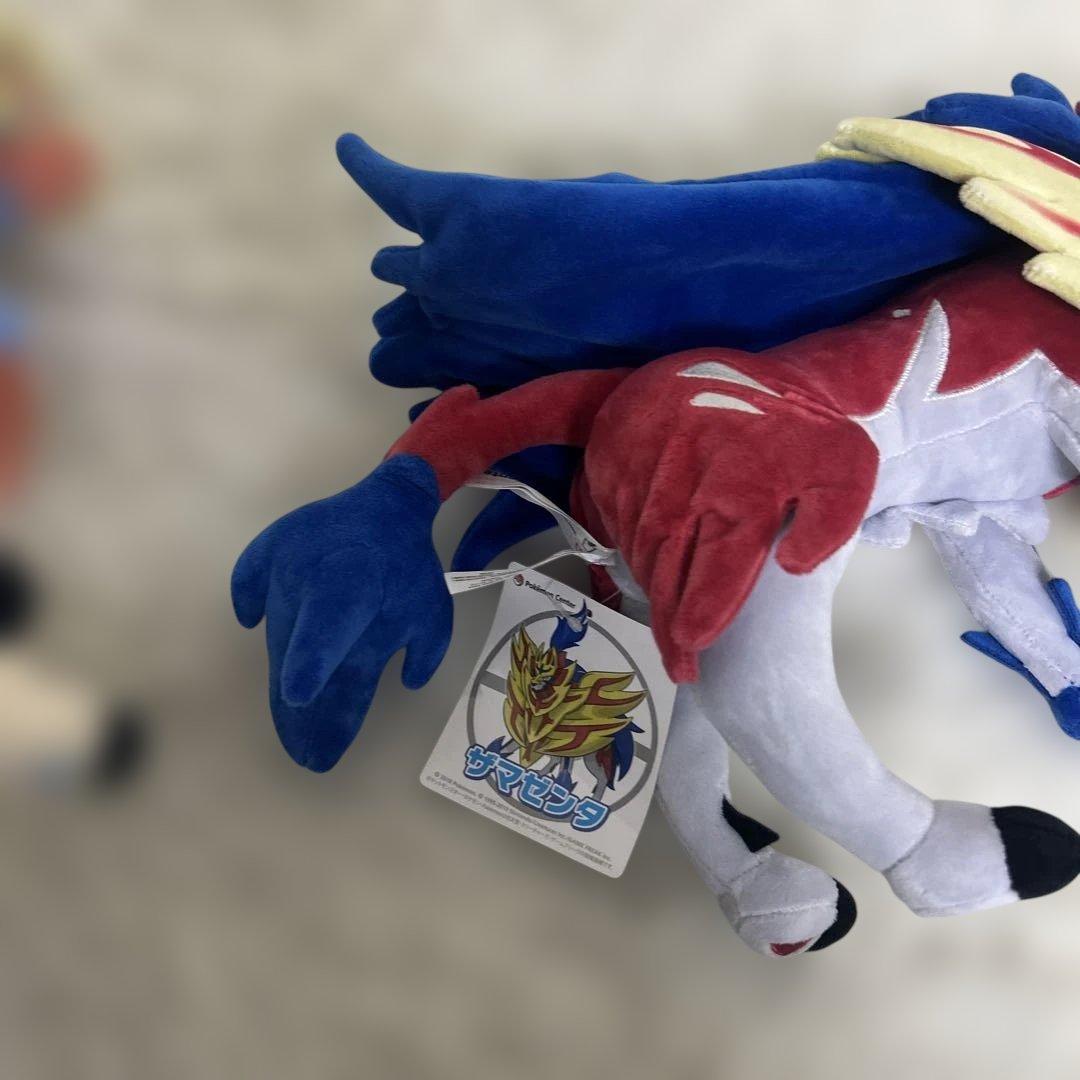 極美品　紙タグ付　ポケモンセンター限定 ザシアン ザマゼンタ ぬいぐるみ 正規品