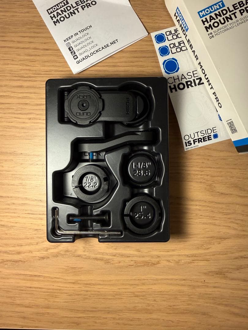 Quad Lock ハンドルバーマウント Pro 未使用