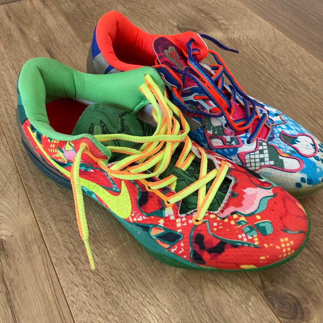 NIKE ナイキ カラフル アートグラフィック バスケットボールシューズ