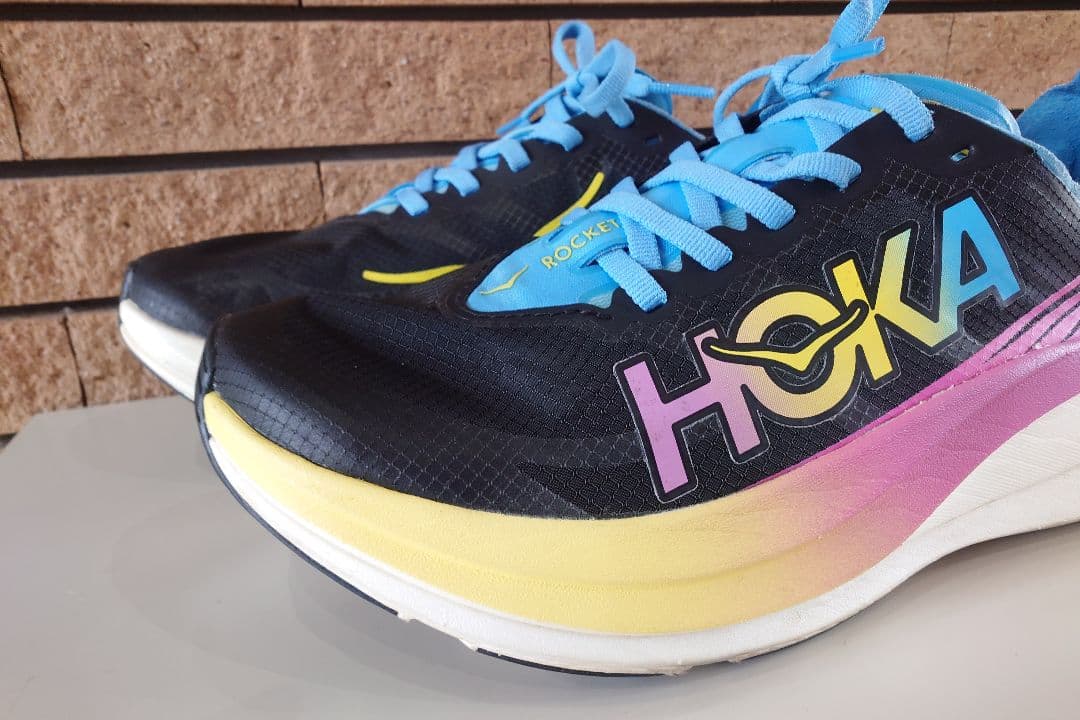 着用2回☆HOKA ONEONE ROCKET X2 マラソンシューズ 25cm