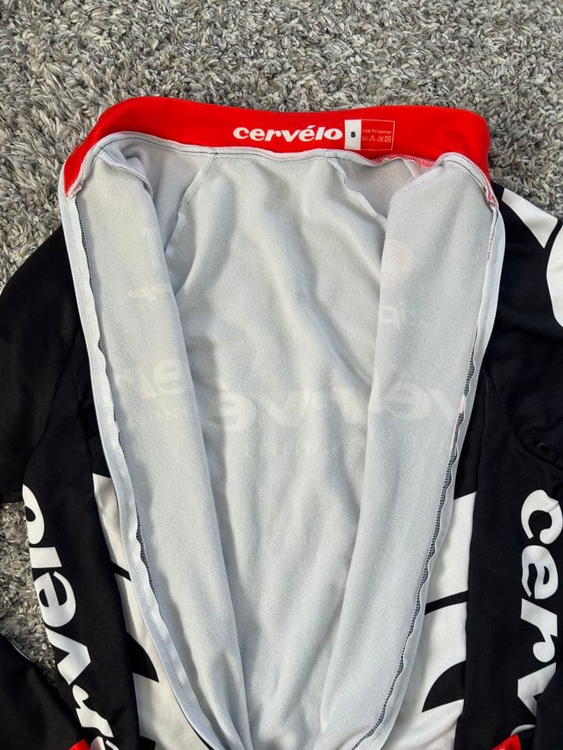 【cervelo】サイクルジャージ上下セット／裏起毛／size:S