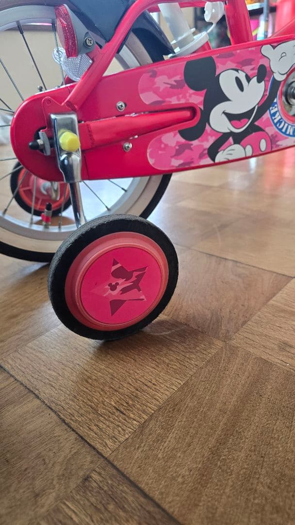 【sora品】ミッキー 14インチ 幼児用自転車　子供　ディズニー　栃木県