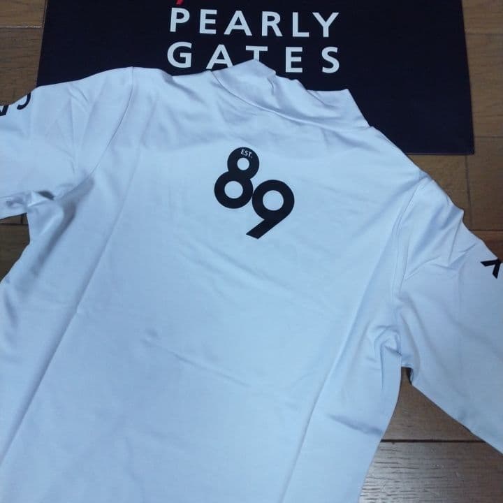 ⭐新品⭐PEARLYGATES⭐長袖モック⭐白⭐M⭐