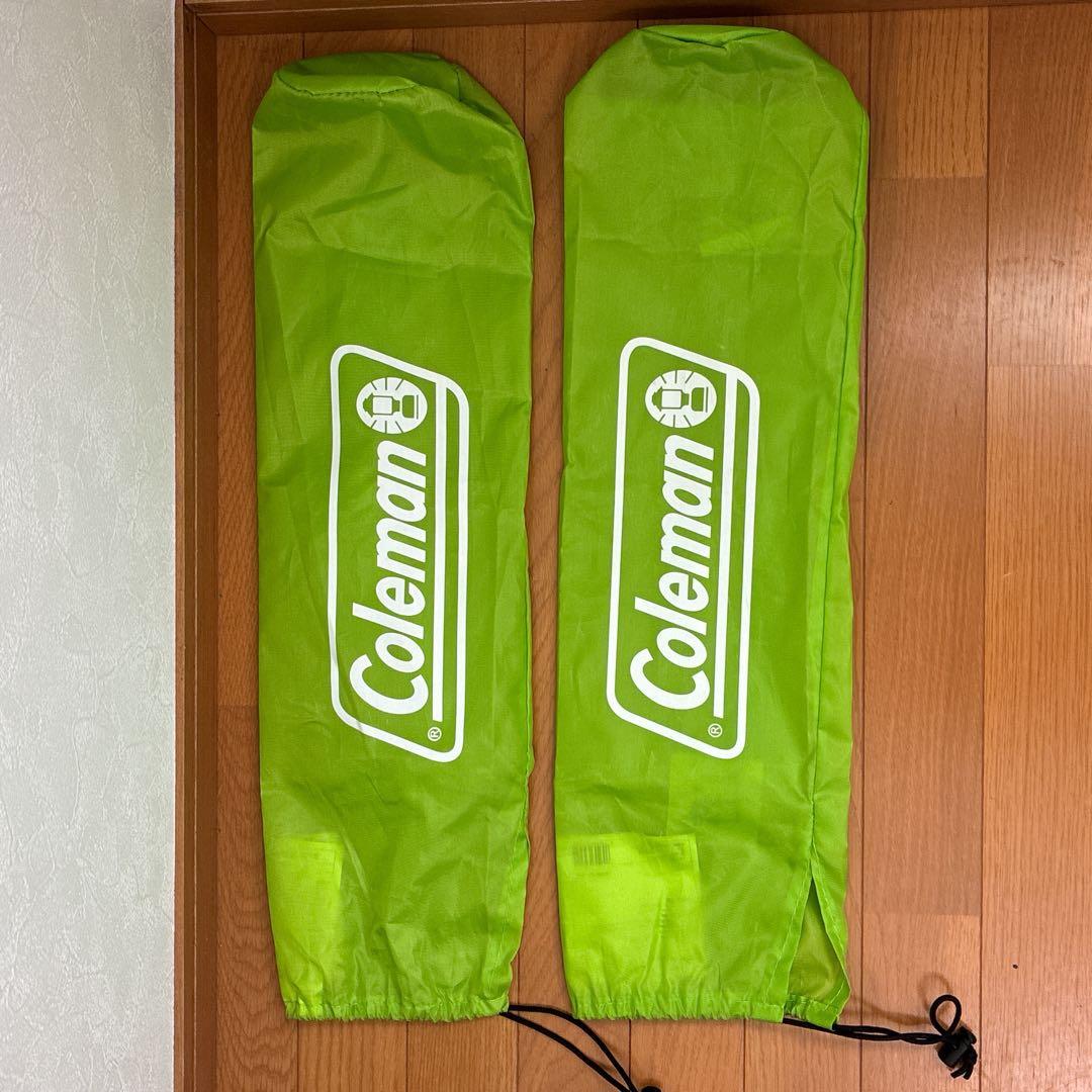 美品　Coleman コンパクト グランド チェア （ライム） 2個　コールマン