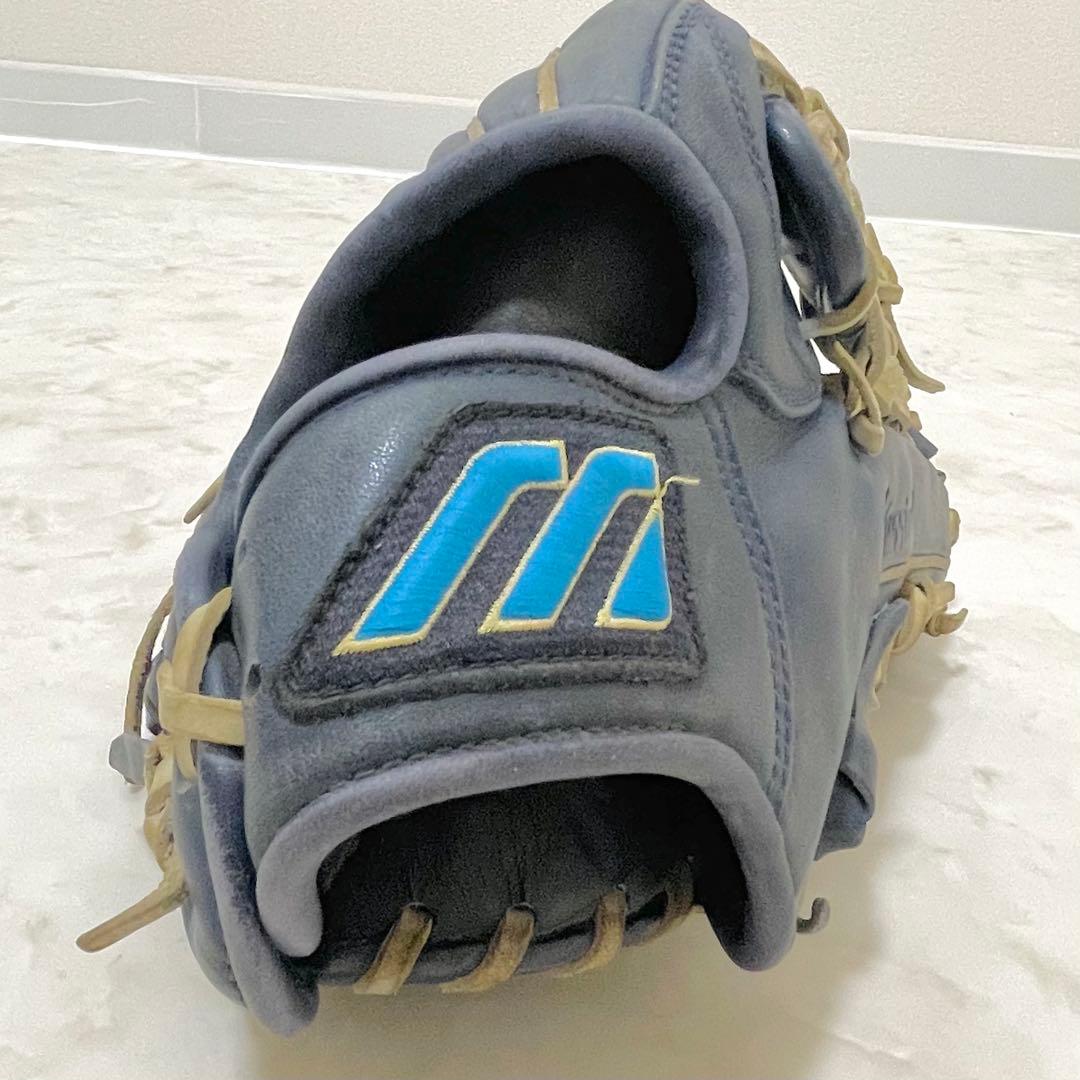 ⚾️ミズノ　一般軟式グローブ 　ビューリーグ　右投げ 　ブルーネイビー系
