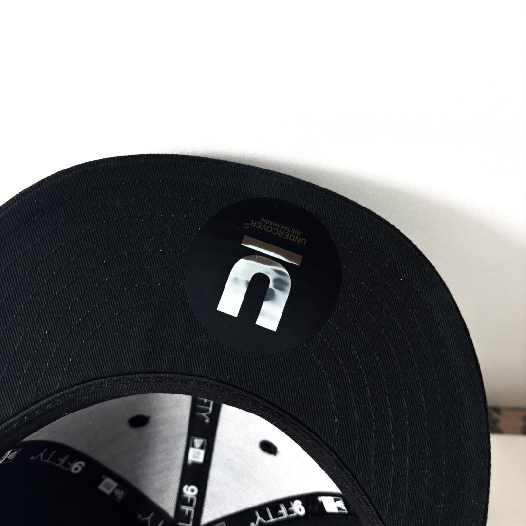 UNDERCOVER✕NEW ERA クマ刺繍 ベースボールキャップ 黒