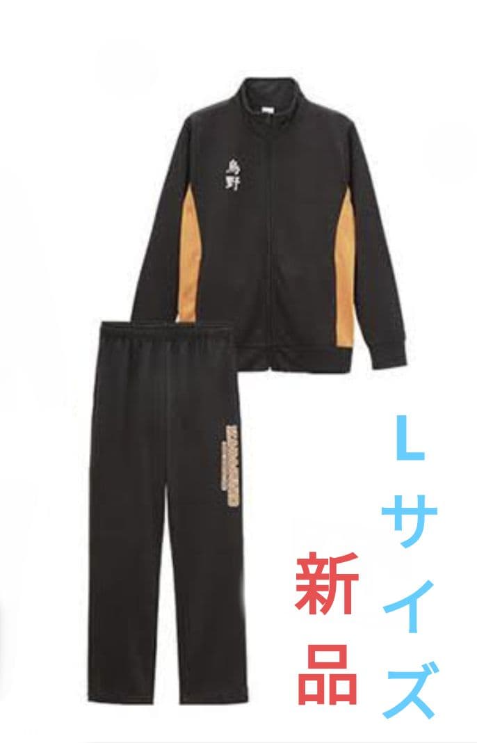 ハイキュー　烏野　烏野高校　ジャージ　ロゴ　飛べ　日向翔陽　影山飛雄　月島蛍　L