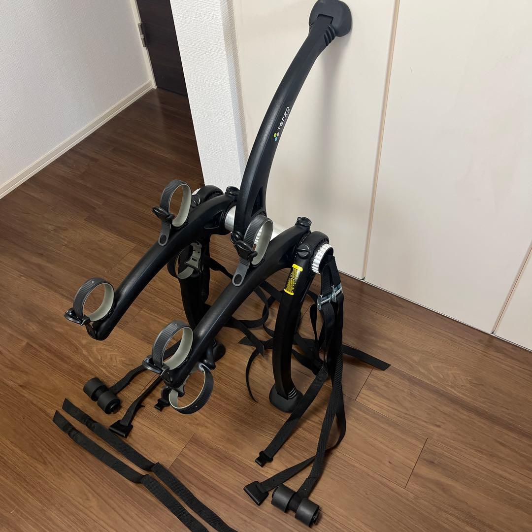 TERZO SARIS サイクルキャリアEC16 背面車載　2台用　ブラック