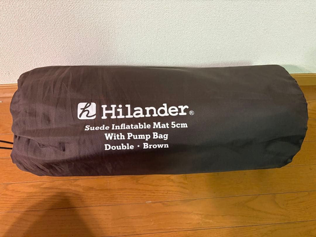 Hilander スエードインフレーターマット ダブル ブラウン