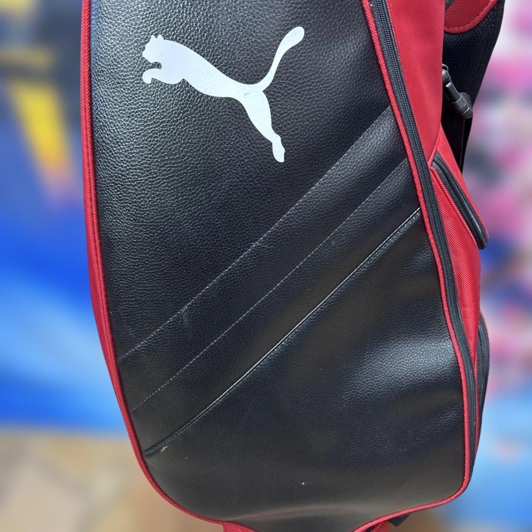 寶BX-1233 PUMA プーマ キャディバッグ 軽量 レッド/ブラック